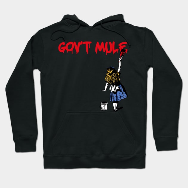 govt mule and the paint girl Hoodie by j and r